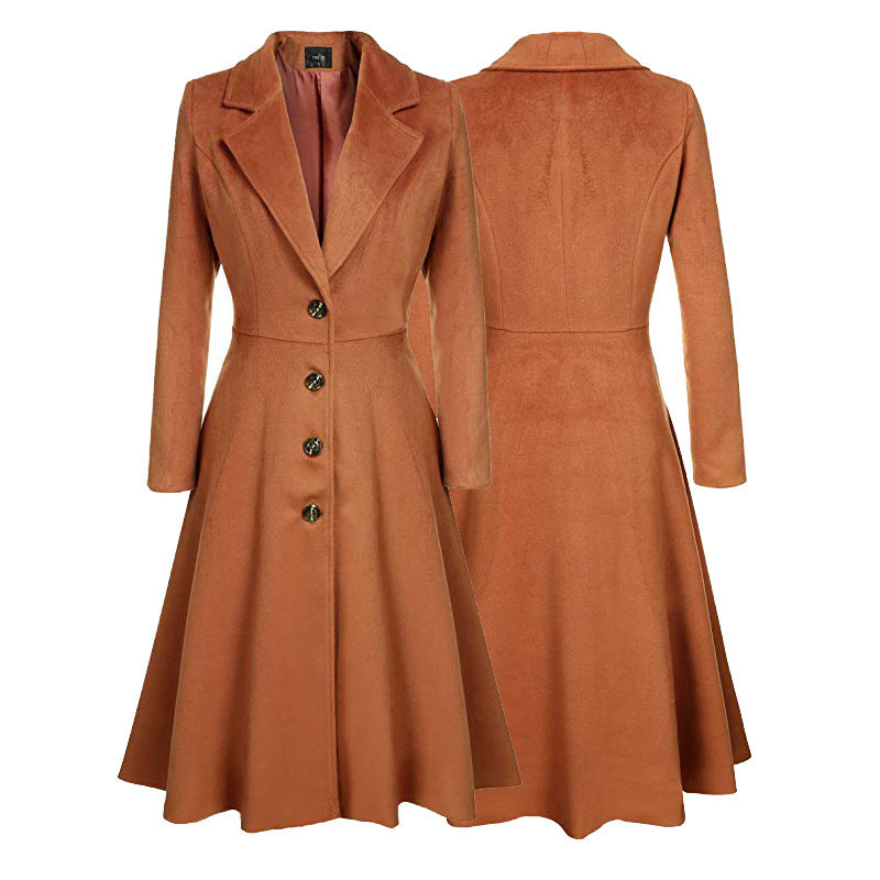 Womens Fashion Casual Trench Coat Image 1