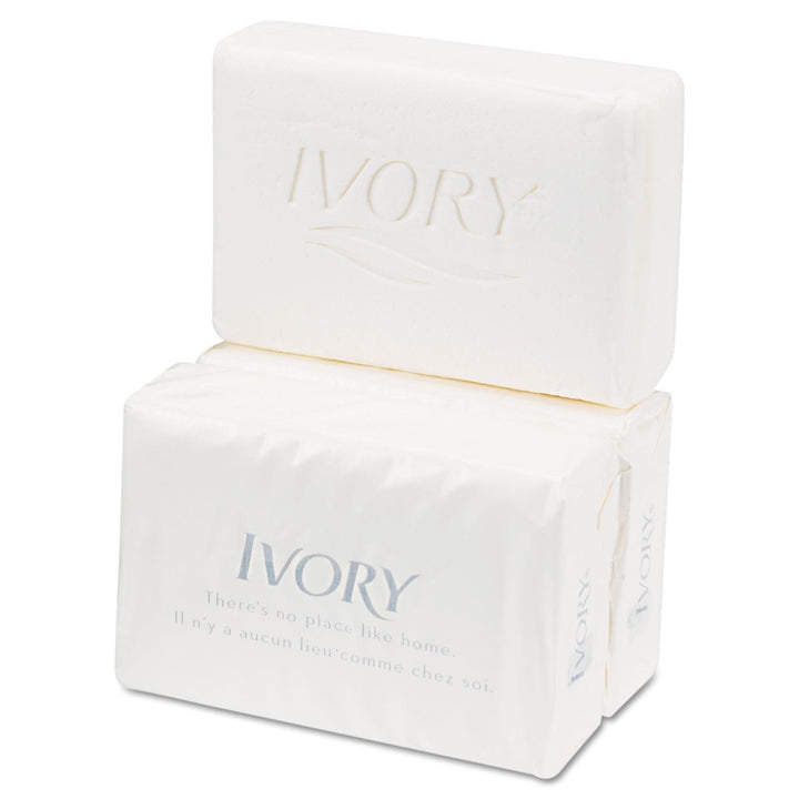 Ivory - Individually Wrapped Bath Soap, White, 3.1oz Bar, 3 Count Image 2