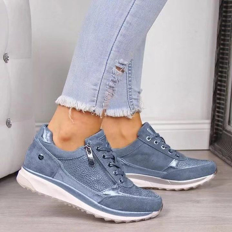 Womens Casual Thick Bottom Daddy Shoes 4 Colors Image 4