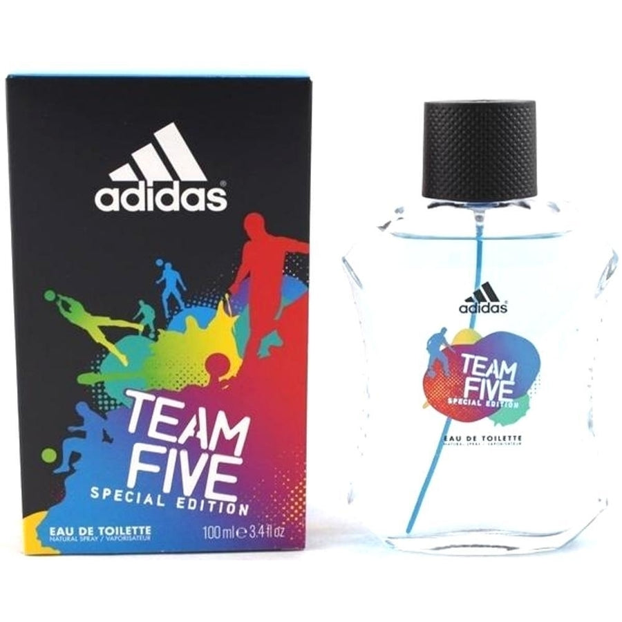 Adidas Team Five EDT 3.4oz For Men Image 1