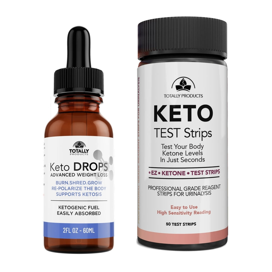 Advanced Keto Drops and Keto Strips Combo Pack Image 1