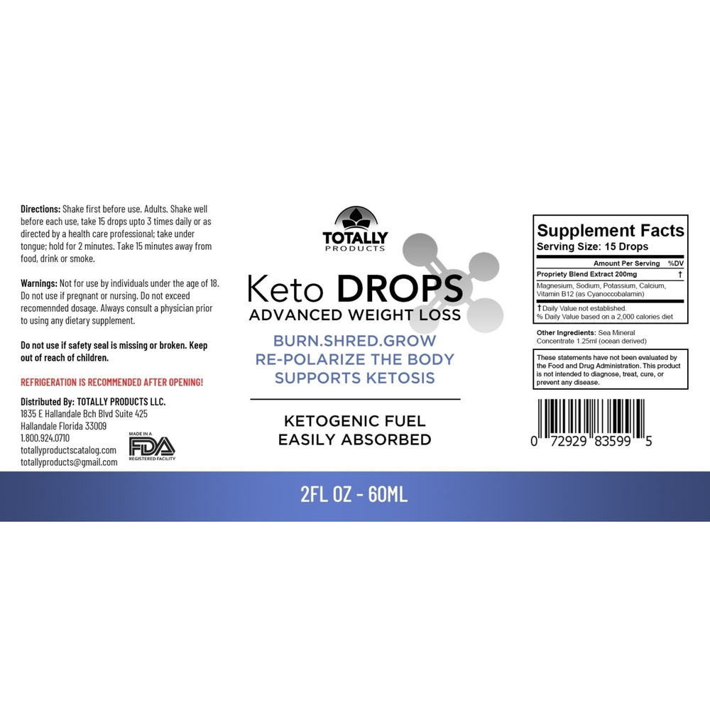Advanced Keto Drops and Keto Strips Combo Pack Image 2