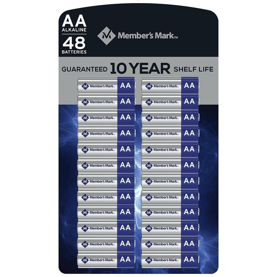 Members Mark Alkaline AA Batteries (48 Pack) Image 1