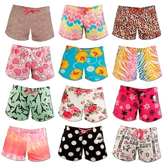 Multi-Pack Womens Super Soft Plush Funky Printed Shorts Assorted Sizes S-XL Image 4