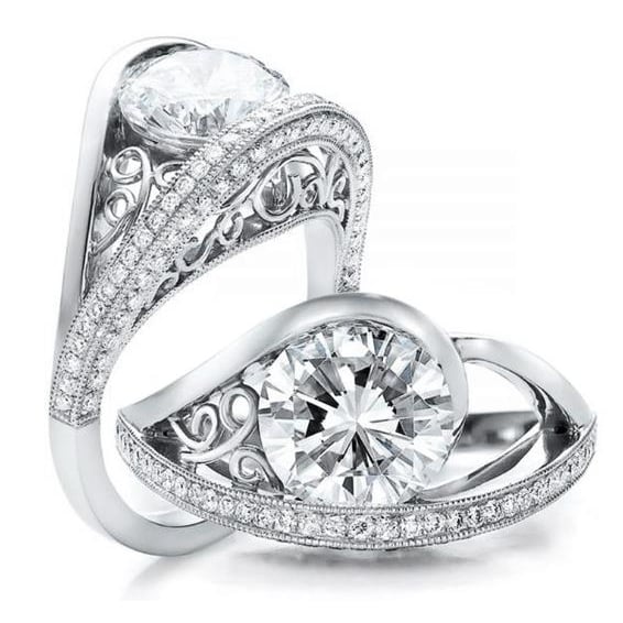 Luxury ladies wedding ring Image 1