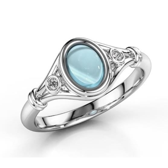 Simple Turquoise Ring Image 1