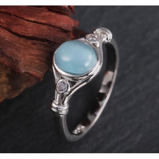 Simple Turquoise Ring Image 2