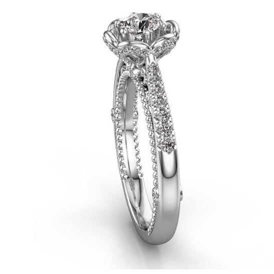 Womens wedding ring fashion flowers Image 2