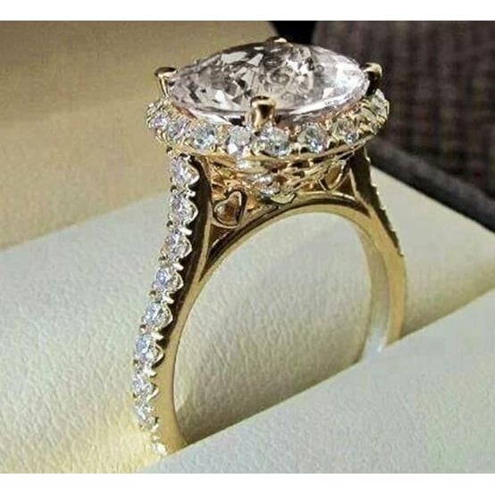 Artificial zircon Engagement Ring Vintage and elegant proposal wedding Bracelet Image 1