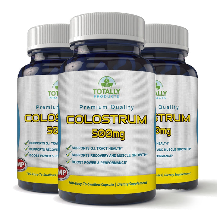 Premium Quality Colostrum 500mg Natural Supplement Muscle Recovery Endurance Image 4