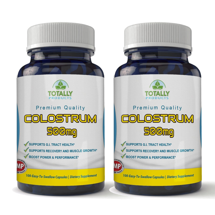 Premium Quality Colostrum 500mg Natural Supplement Muscle Recovery Endurance Image 4