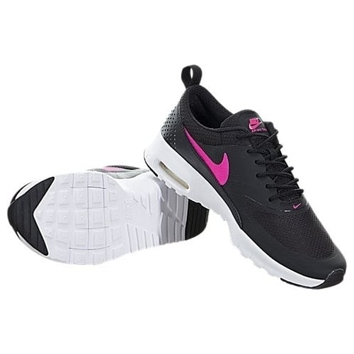 NIKE Kids Air Max Thea (GS) Running Shoe  BLACK/PINK/WHITE Image 3