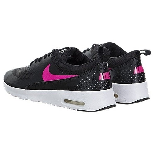 NIKE Kids Air Max Thea (GS) Running Shoe  BLACK/PINK/WHITE Image 4