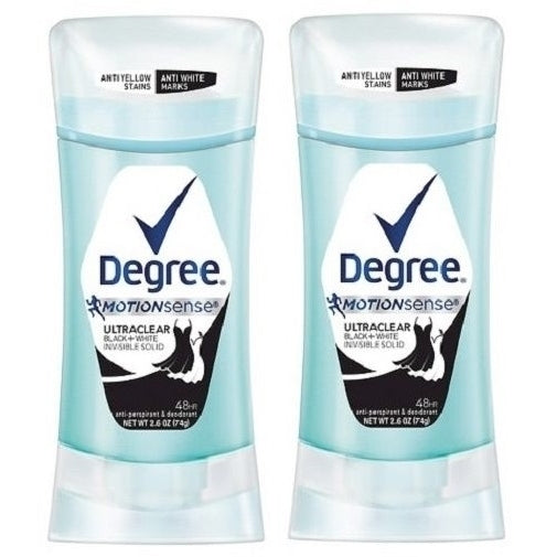 Degree Motionsense Ultra Clear Black + White Antiperspirant and Deodorant 2 Pack Image 1