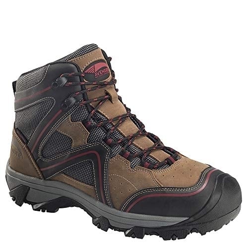 FSI FOOTWEAR SPECIALTIES INTERNATIONAL NAUTILUS Avenger Men's 6-inch Crosscut Steel Toe Waterproof Work Boots Brown - Image 1