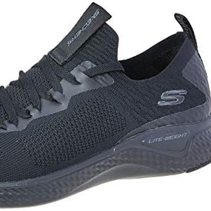 Skechers Mens Solar Fuse - Valedge Sneaker Black - 52757-BBK BBK Image 4