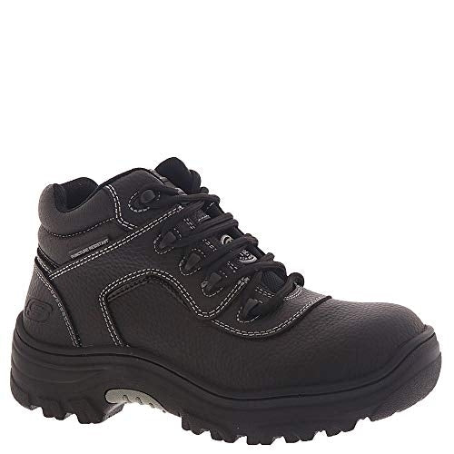 SKECHERS WORK Womens Burgin - Coralrow Composite Toe Work Boot Black - 77288-BLK BLACK Image 4