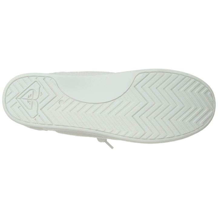 Roxy Womens Bayshore Slip on Shoe Sneaker WHITE Image 4