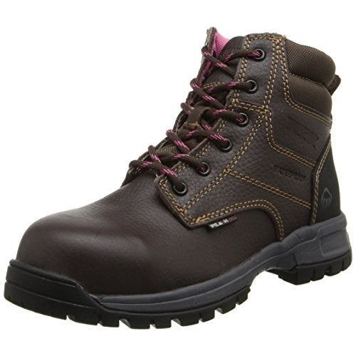 WOLVERINE Womens Piper Composite Toe Work Boot Brown - W10180  BROWN Image 1