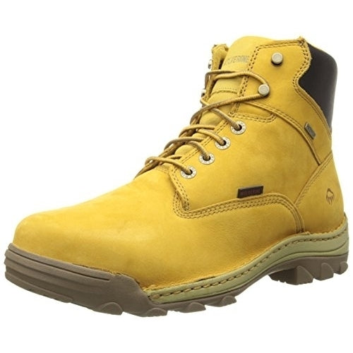 WOLVERINE Mens Dublin 6" Waterproof Insulated Soft Toe Work Boot Wheat - W04780 WHEAT Image 4