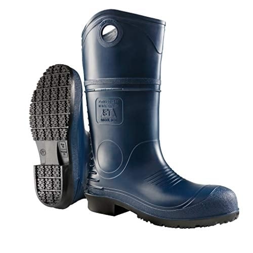 DUNLOP DuraPro PVC Steel Toe Waterproof Pull On Work Boot Navy Blue - 89086 NAVY BLUE Image 1