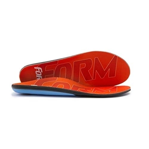 FORM Premium Insoles Reinforced Orange Maximum Arch Support Cushioning Comfort Image 1