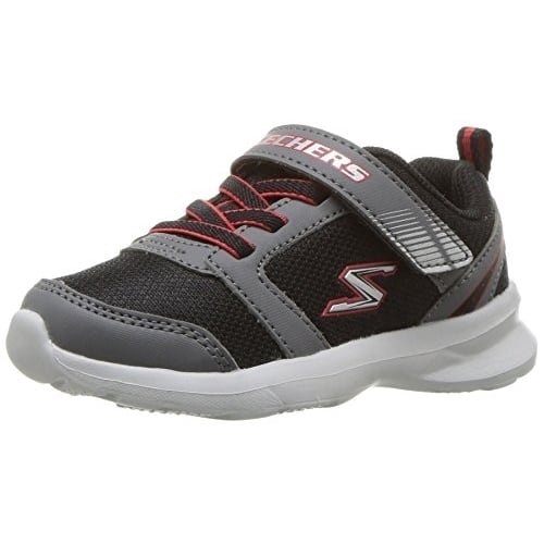 Skechers Boys Stepz - Powerjump Sneaker Black/Red - 95061N BLACK/RED Image 4