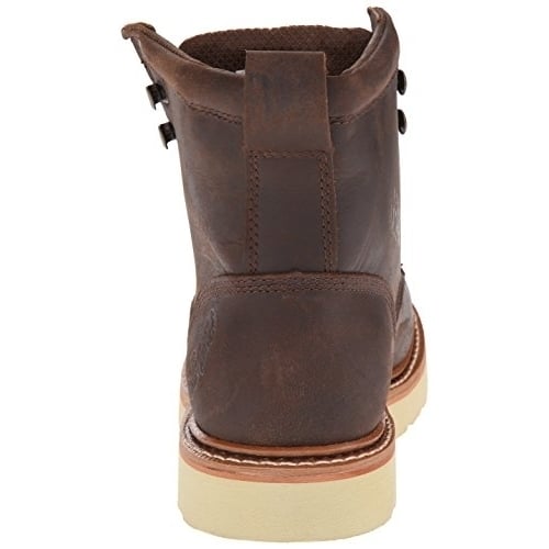 Golden Retriever Mens 2952 Safety Toe Wedge Boot BROWN Image 4