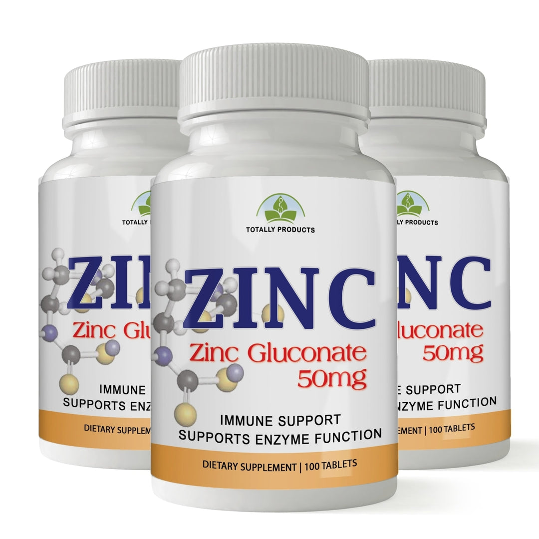 Totally Products ZINC 50mg Immunity Support (300 tablets) Image 1