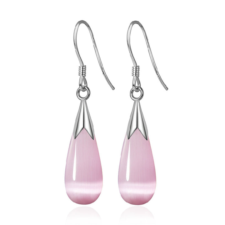 Fashion Female Cats Eye Drop Earrings Image 2