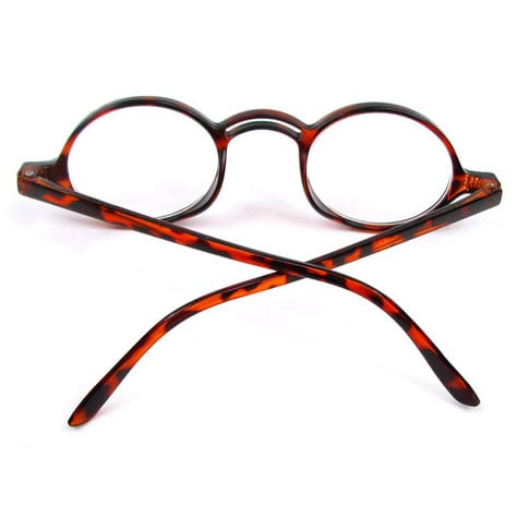 Retro Style Small Round Reading Glasses Single Vision Full Frame Readers Image 4