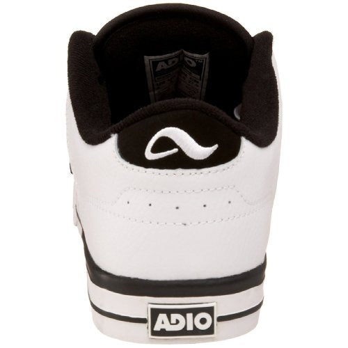 Adio Mens Crane Sneaker White/White/Black - F77510  WHITE/WHITE/BLACK Image 3