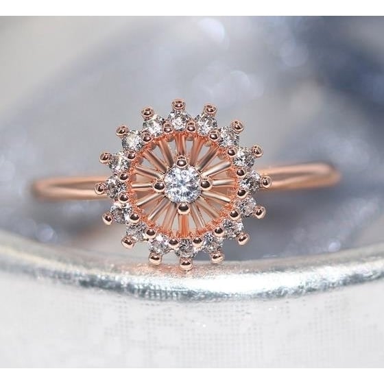 Floral womens ring Image 2