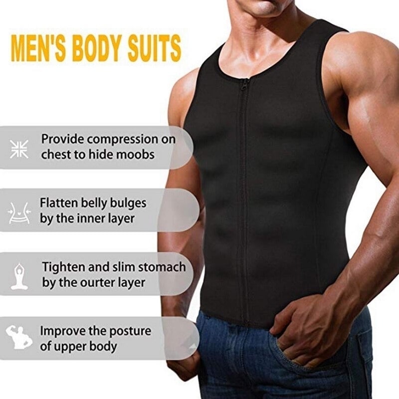 Mens Bodybuilding Vest Explosive Sweatwear Sportswear Image 4