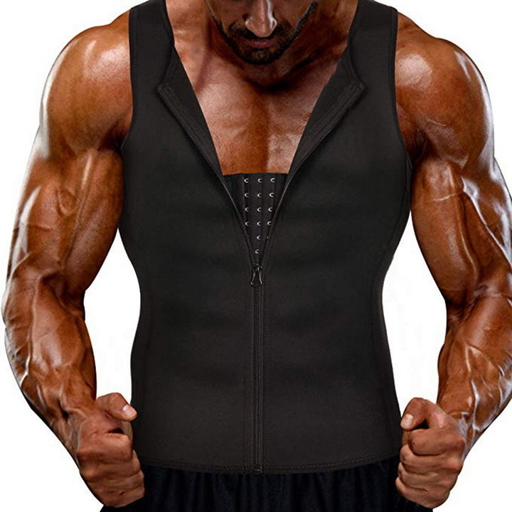 Mens Bodybuilding Vest Explosive Sweatwear Sportswear Image 7