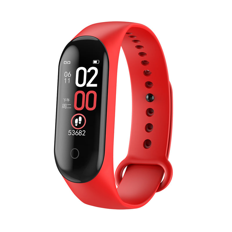 2020 Sport Running Pedometer Smart Wristband Heart Rate Waterproof Touch Screen Bluetooth Fitness Tracker Pedometer Image 9