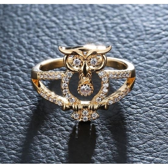 Owl creative accessories ring Image 1