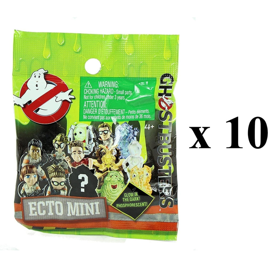 Ghostbusters Ecto Minis Blind Bags 10-Pack Glow in Dark Ghosts Mystery Figures Mattel Image 1