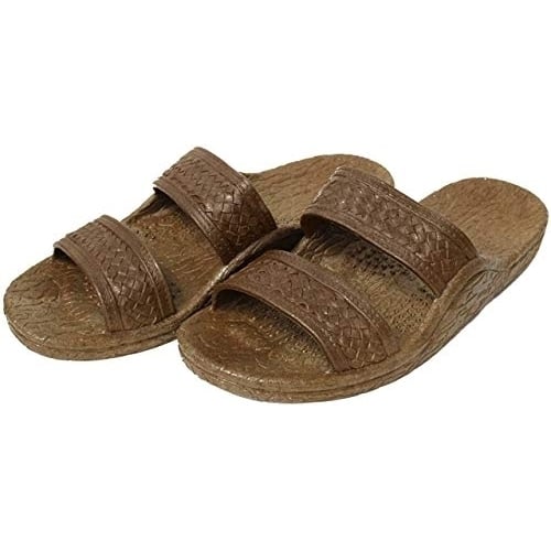 Pali Hawaii Unisex Dark Brown Classic Jandals Sandals Comfortable Stylish Footwear Image 1