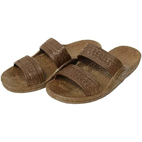 Pali Hawaii Unisex Dark Brown Classic Jandals Sandals Comfortable Stylish Footwear Image 2