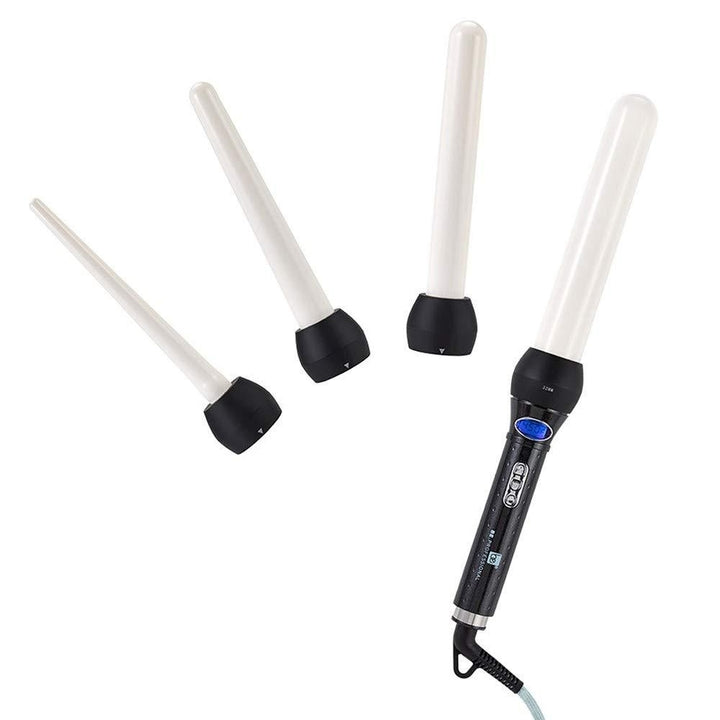 Be.Professional 4 in 1 Digital Thermolon Curling System with Interchangeable Barrels Image 2