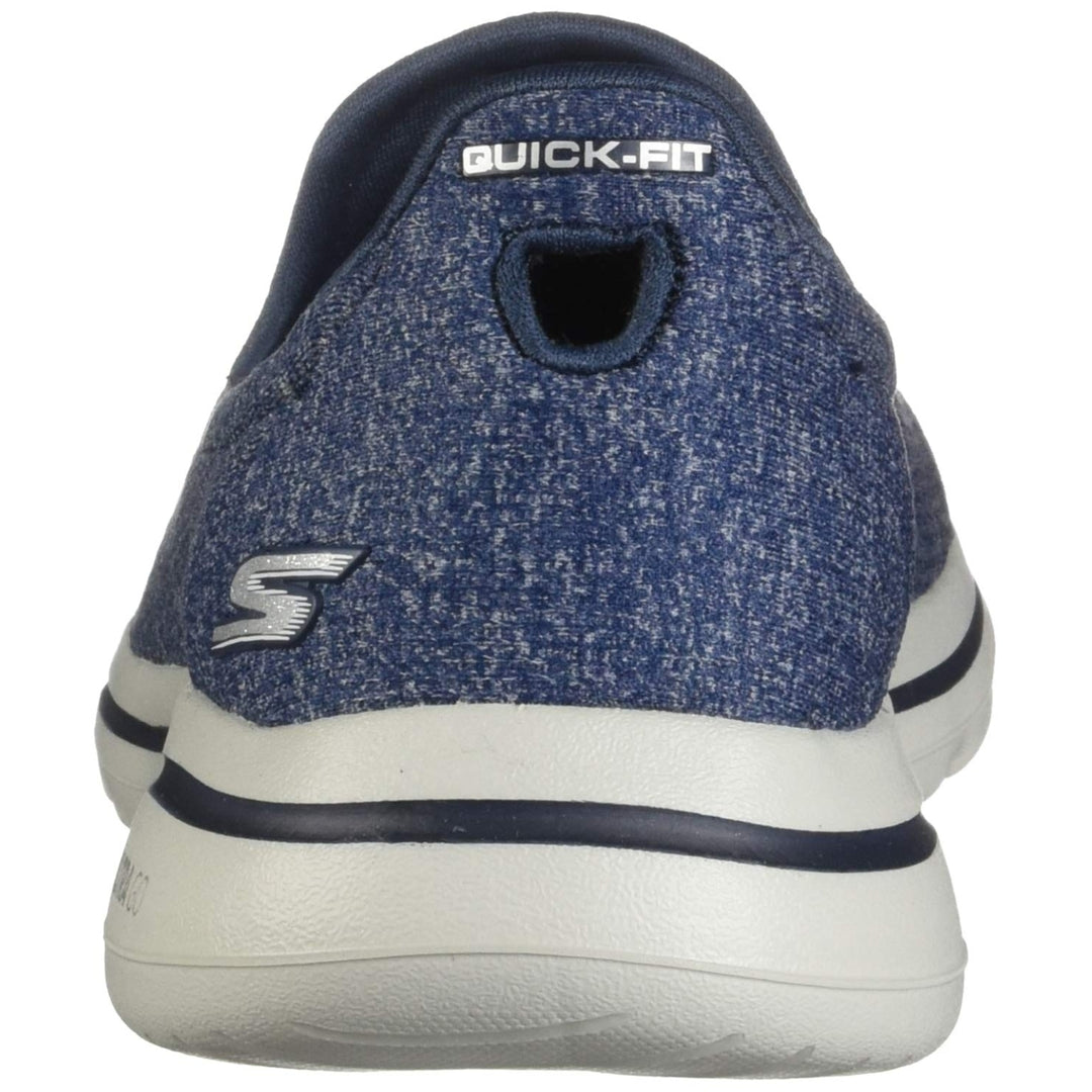 Skechers Womens Go Walk 5-15932 Sneaker  NVGY Image 3