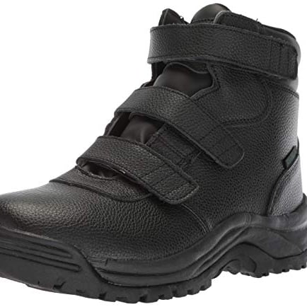 Propt Men's Cliff Walker Tall Strap Hiking Boot  BLACK Image 1