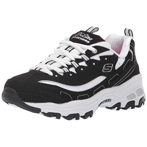 Skechers Kids DLites-Biggest Fan Sneaker  BKW Image 4