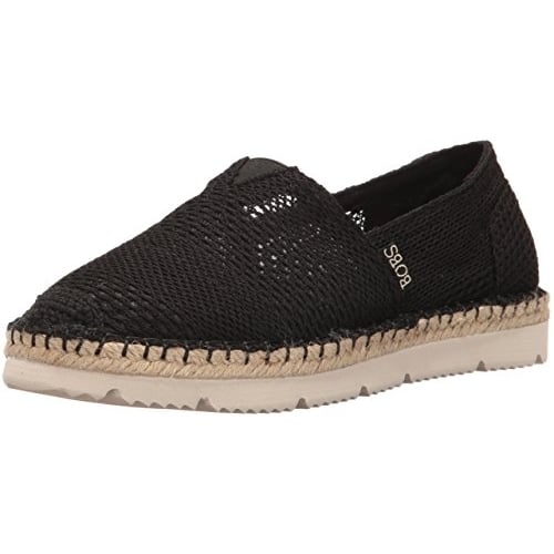 BOBS from Skechers Womens Flexpadrille 2 Flat BLK Image 4