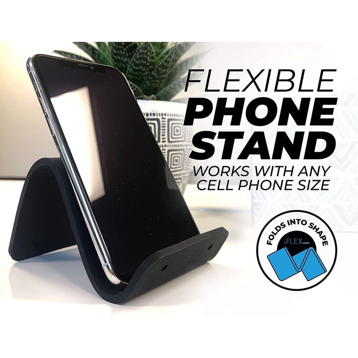 iFLEX Mini Flexible Cell Phone Holder Sky Blue 2pk Universal Hands-Free Image 3