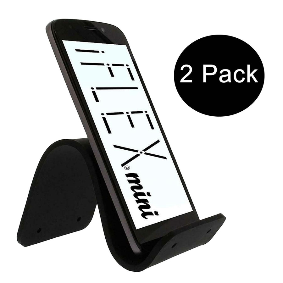 iFLEX Mini Cell Phone Flexible Holder Black 2-Pack Universal Mount Image 1