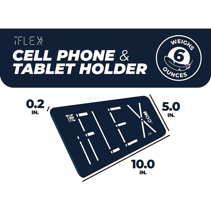 iFLEX Tablet Cell Phone Stand Dark Blue 2-Pack Universal Hands-Free Non-Slip Grip Waterproof Image 3