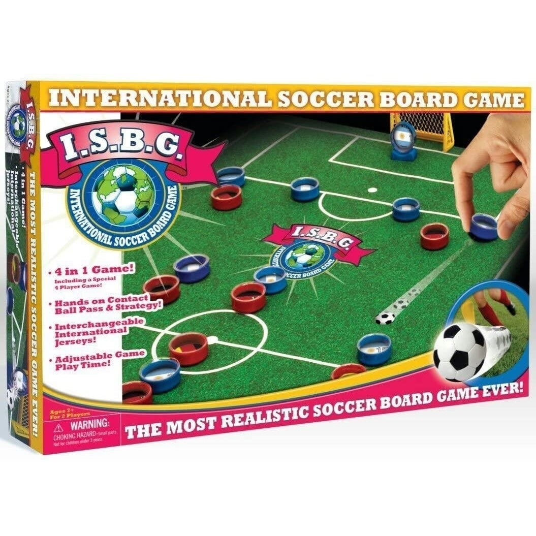 International Soccer Table Board Game Football Ball Passing Sports Action Dexterity ISBG Image 1