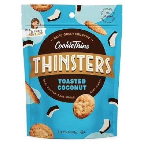 Mrs. Thinsters Cookie Thins Toasted Coconut Image 1